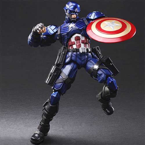 Marvel Universe Variant Bring Arts Captain America Action Figure - by Square-Enix | Buy at ToyShnip