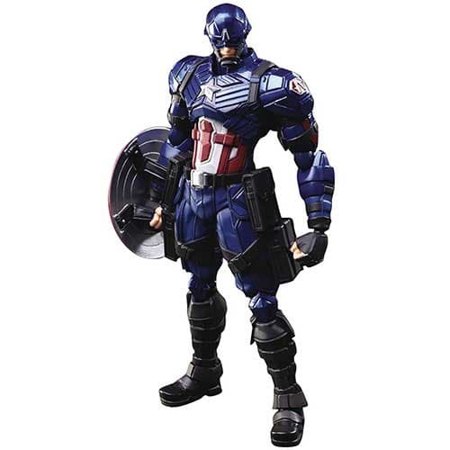 Marvel Universe Variant Bring Arts Captain America Action Figure - by Square-Enix | Buy at ToyShnip