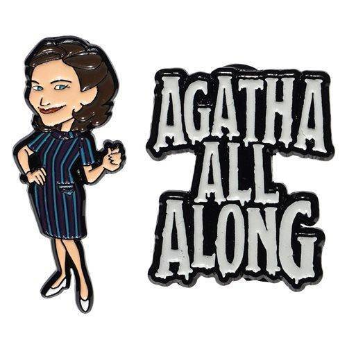 Marvel WandaVision Agatha All Along Enamel Pin Set - Entertainment Earth Exclusive - by Salesone Studios | Buy at ToyShnip