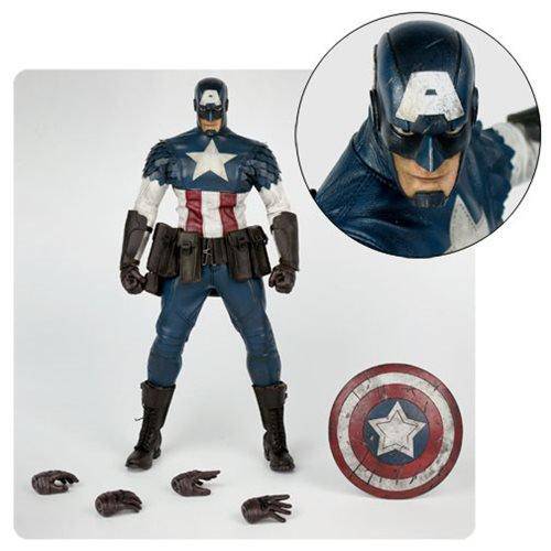 Marvel x ThreeA Captain America Designed by Ashley Wood 1:6 Scale Action Figure - by ThreeA | Buy at ToyShnip