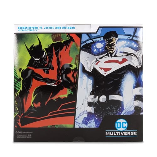 McFarlane Toys DC Multiverse Batman Beyond vs. Justice Lord Superman 7-Inch Scale Action Figure 2-Pack - by McFarlane Toys | Buy at ToyShnip