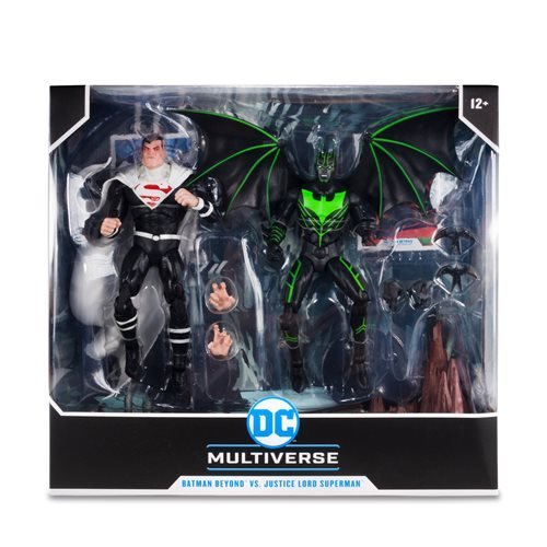 McFarlane Toys DC Multiverse Batman Beyond vs. Justice Lord Superman 7-Inch Scale Action Figure 2-Pack - by McFarlane Toys | Buy at ToyShnip