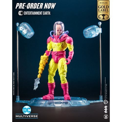 McFarlane Toys DC Multiverse Mr. Freeze Black Light Gold Label 7 - Inch Scale Action Figure - Entertainment Earth Exclusive - by McFarlane Toys