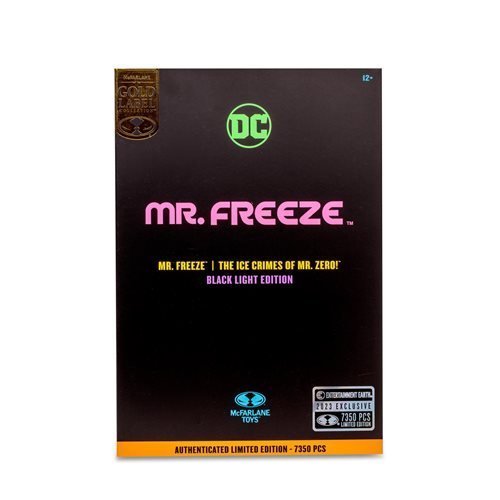 McFarlane Toys DC Multiverse Mr. Freeze Black Light Gold Label 7 - Inch Scale Action Figure - Entertainment Earth Exclusive - by McFarlane Toys