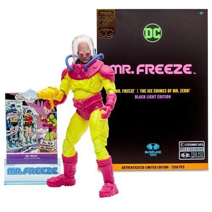 McFarlane Toys DC Multiverse Mr. Freeze Black Light Gold Label 7 - Inch Scale Action Figure - Entertainment Earth Exclusive - by McFarlane Toys