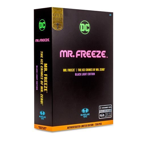 McFarlane Toys DC Multiverse Mr. Freeze Black Light Gold Label 7-Inch Scale Action Figure - Entertainment Earth Exclusive - by McFarlane Toys | Buy at ToyShnip