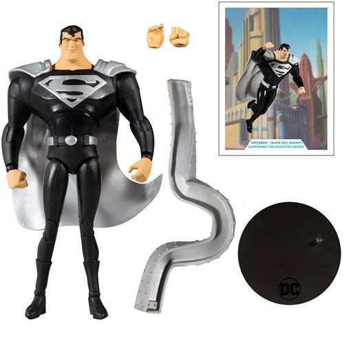 McFarlane Toys DC Multiverse Superman Black Suit Superman: The Animated Series 7 - Inch Scale Action Figure - by McFarlane Toys