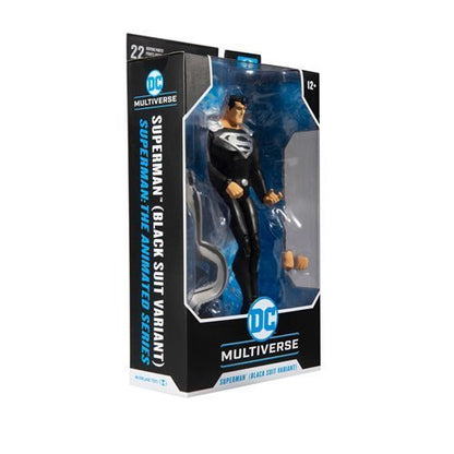 McFarlane Toys DC Multiverse Superman Black Suit Superman: The Animated Series 7 - Inch Scale Action Figure - by McFarlane Toys
