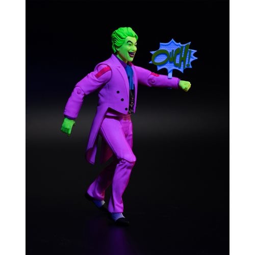 McFarlane Toys DC Retro The Joker Batman: Classic TV Series Black Light Gold Label 6 - Inch Action Figure - Entertainment Earth Exclusive - by McFarlane Toys