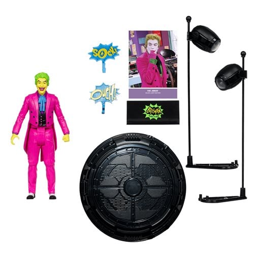 McFarlane Toys DC Retro The Joker Batman: Classic TV Series Black Light Gold Label 6 - Inch Action Figure - Entertainment Earth Exclusive - by McFarlane Toys