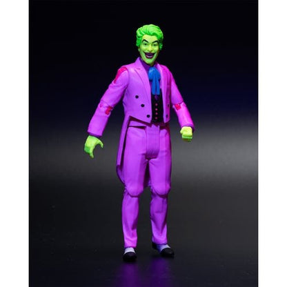 McFarlane Toys DC Retro The Joker Batman: Classic TV Series Black Light Gold Label 6 - Inch Action Figure - Entertainment Earth Exclusive - by McFarlane Toys