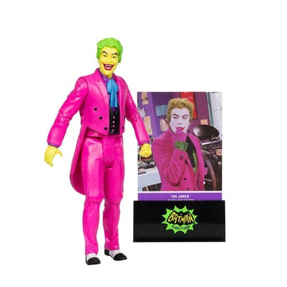 McFarlane Toys DC Retro The Joker Batman: Classic TV Series Black Light Gold Label 6 - Inch Action Figure - Entertainment Earth Exclusive - by McFarlane Toys