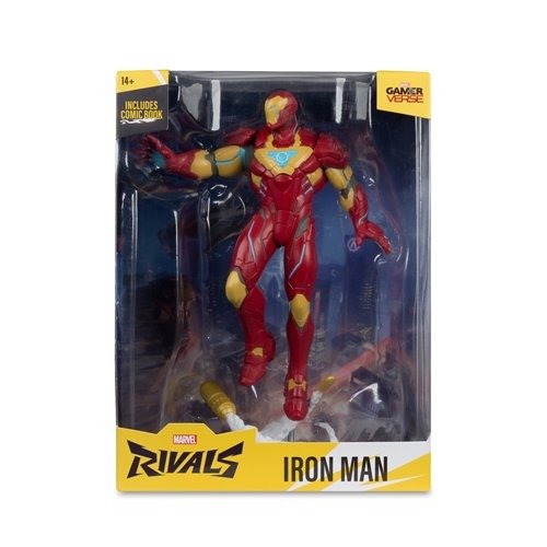 McFarlane Toys Marvel Rivals Iron Man 1:6 Scale Posed Figure with Scene and Comic - by McFarlane Toys