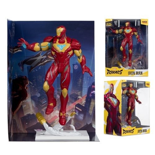 McFarlane Toys Marvel Rivals Iron Man 1:6 Scale Posed Figure with Scene and Comic - by McFarlane Toys