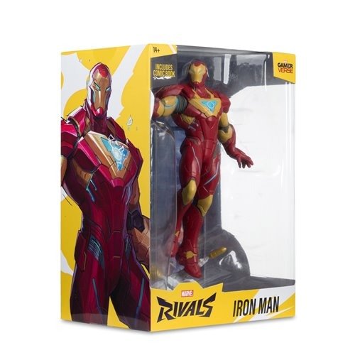McFarlane Toys Marvel Rivals Iron Man 1:6 Scale Posed Figure with Scene and Comic - by McFarlane Toys