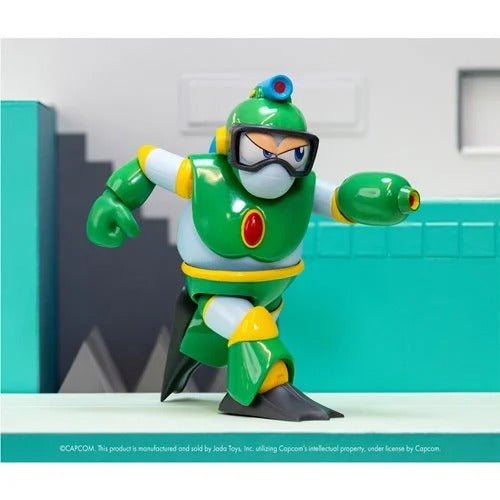 Mega Man Bubble Man Deluxe 1:12 Scale Action Figure - by Jada Toys