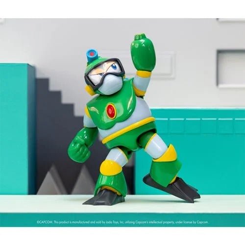 Mega Man Bubble Man Deluxe 1:12 Scale Action Figure - by Jada Toys