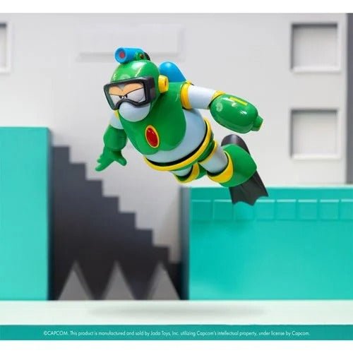 Mega Man Bubble Man Deluxe 1:12 Scale Action Figure - by Jada Toys