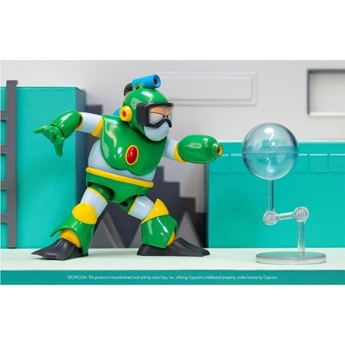 Mega Man Bubble Man Deluxe 1:12 Scale Action Figure - by Jada Toys