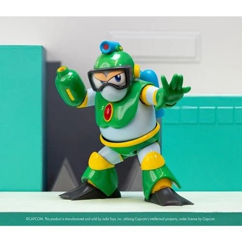Mega Man Bubble Man Deluxe 1:12 Scale Action Figure - by Jada Toys