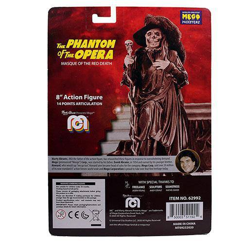 Mego Action Figure 8 Inch Phantom of the Opera - Masque of the Red Death - by Mego | Buy at ToyShnip
