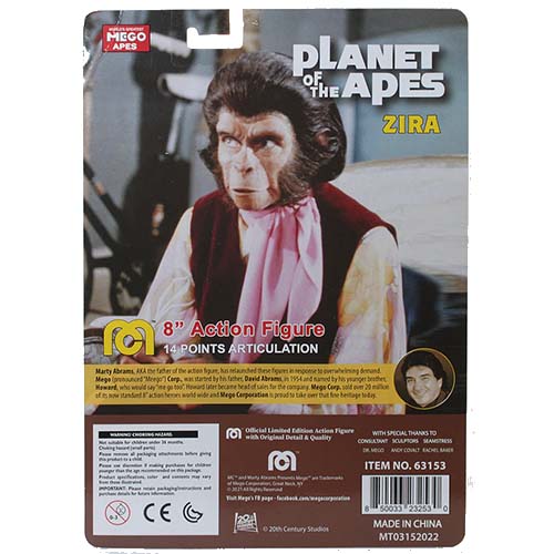 Mego Action Figure 8 Inch - Planet of the Apes - by Mego | Buy at ToyShnip