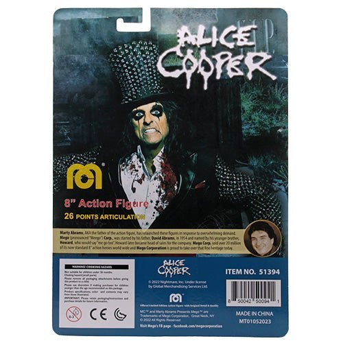 Mego Alice Cooper 8-Inch Action Figure - by Mego | Buy at ToyShnip