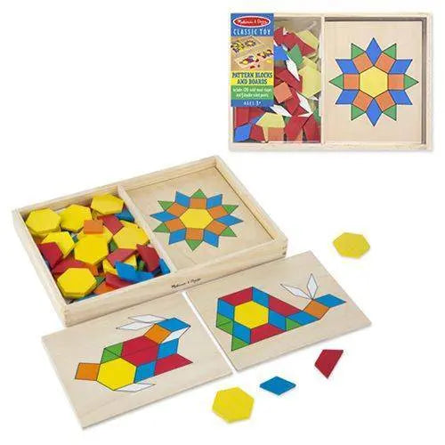 Melissa & Doug - Pattern Blocks And Boards - by Melissa and Doug | Buy at ToyShnip