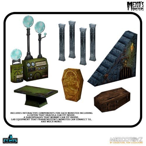 Mezco Toyz 5 Points Mezco's Monsters Tower Of Fear Deluxe Boxed Set - by Mezco Toyz | Buy at ToyShnip