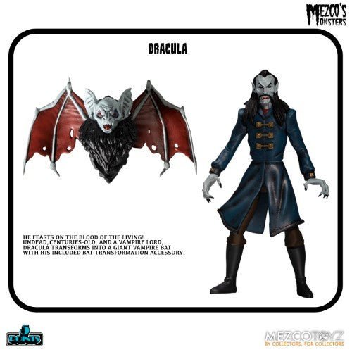 Mezco Toyz 5 Points Mezco's Monsters Tower Of Fear Deluxe Boxed Set - by Mezco Toyz | Buy at ToyShnip