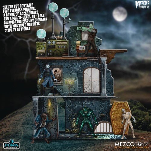 Mezco Toyz 5 Points Mezco's Monsters Tower Of Fear Deluxe Boxed Set - by Mezco Toyz | Buy at ToyShnip