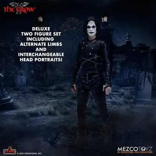 Mezco Toyz 5 Points The Crow Deluxe Figure Set - by Mezco Toyz | Buy at ToyShnip