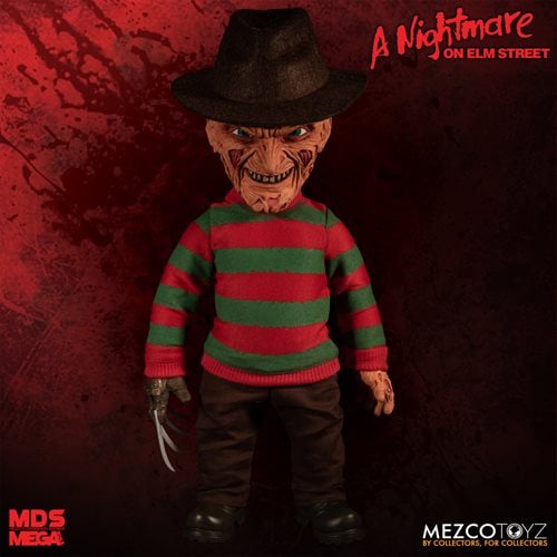 Mezco Toyz A Nightmare on Elm Street Freddy Krueger Talking 15-Inch Mega-Scale Doll - by Mezco Toyz | Buy at ToyShnip