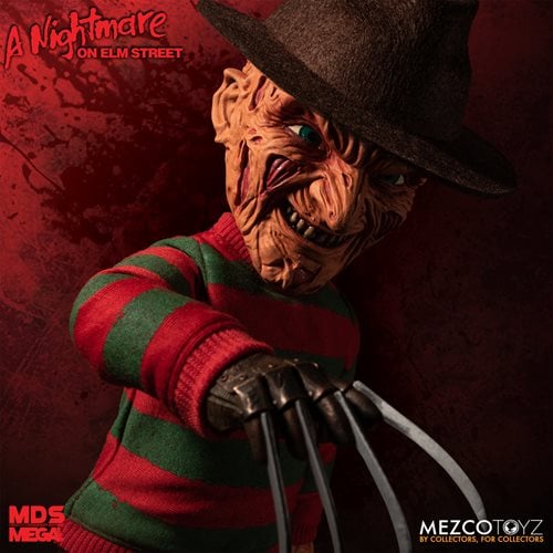 Mezco Toyz A Nightmare on Elm Street Freddy Krueger Talking 15-Inch Mega-Scale Doll - by Mezco Toyz | Buy at ToyShnip