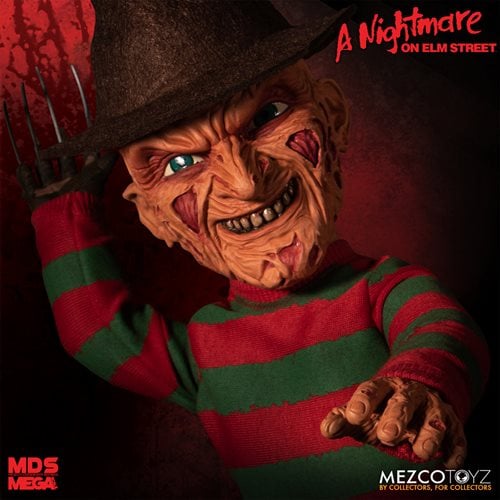 Mezco Toyz A Nightmare on Elm Street Freddy Krueger Talking 15-Inch Mega-Scale Doll - by Mezco Toyz | Buy at ToyShnip