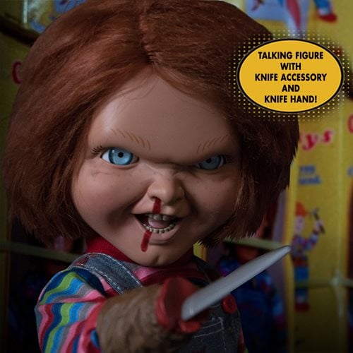 Mezco Toyz Child's Play Menacing Chucky Talking Mega-Scale 15-Inch Doll - by Mezco Toyz | Buy at ToyShnip