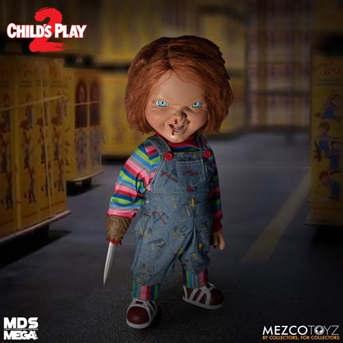 Mezco Toyz Child's Play Menacing Chucky Talking Mega-Scale 15-Inch Doll - by Mezco Toyz | Buy at ToyShnip