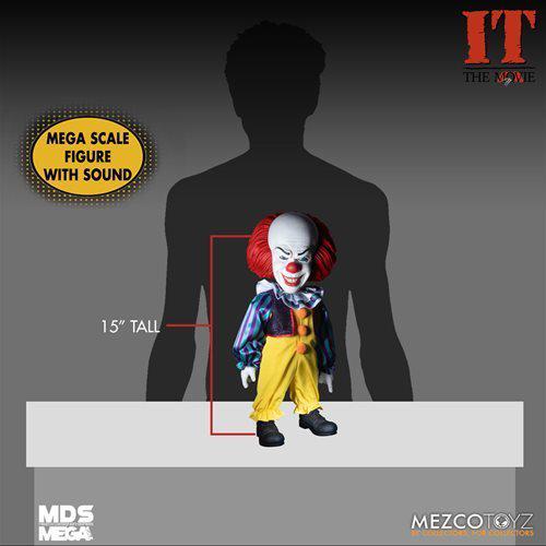 Mezco Toyz IT (1990): Talking Pennywise MDS Mega Scale 15-Inch Doll - by Mezco Toyz | Buy at ToyShnip