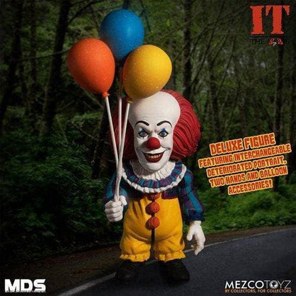 Mezco Toyz IT Deluxe Pennywise 1990 Stylized 6" Action Figure - by Mezco Toyz | Buy at ToyShnip