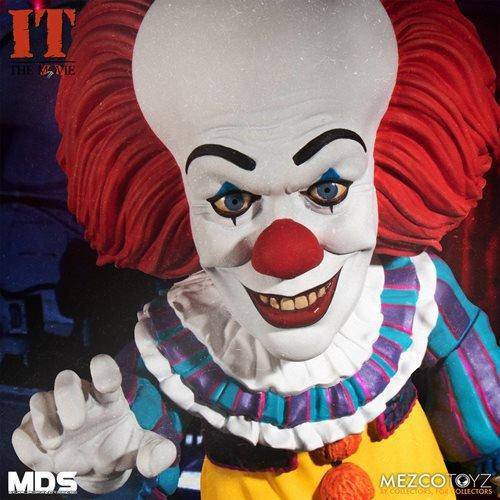 Mezco Toyz IT Deluxe Pennywise 1990 Stylized 6" Action Figure - by Mezco Toyz | Buy at ToyShnip