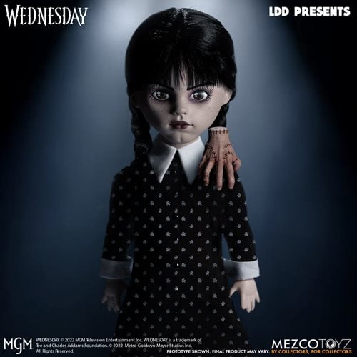 Mezco Toyz LDD Presents Wednesday Addams 10 - Inch Doll - by Mezco Toyz
