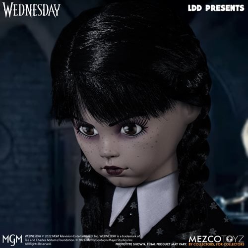 Mezco Toyz LDD Presents Wednesday Addams 10 - Inch Doll - by Mezco Toyz