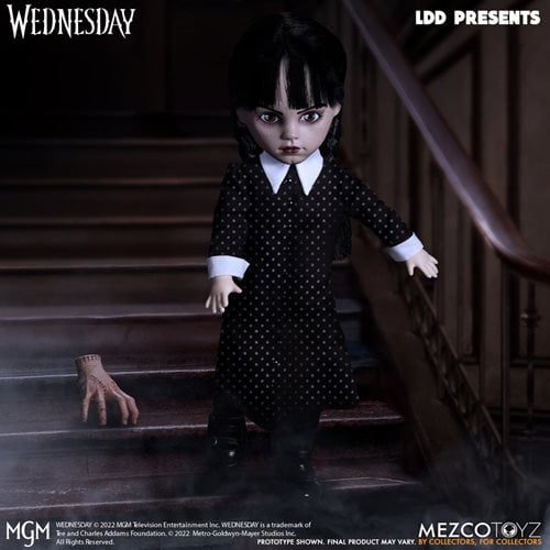 Mezco Toyz LDD Presents Wednesday Addams 10 - Inch Doll - by Mezco Toyz
