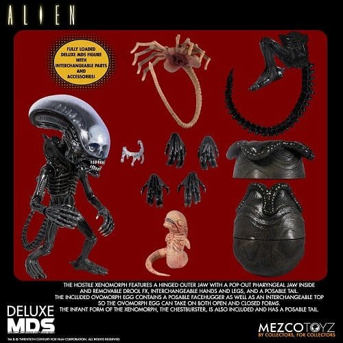 Mezco Toyz MDS Alien 6-Inch Deluxe Stylized Roto Figure - by Mezco Toyz | Buy at ToyShnip
