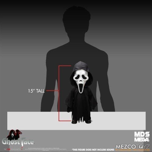 Mezco Toyz MDS Mega Scale Ghost Face 15-Inch Figure - by Mezco Toyz | Buy at ToyShnip
