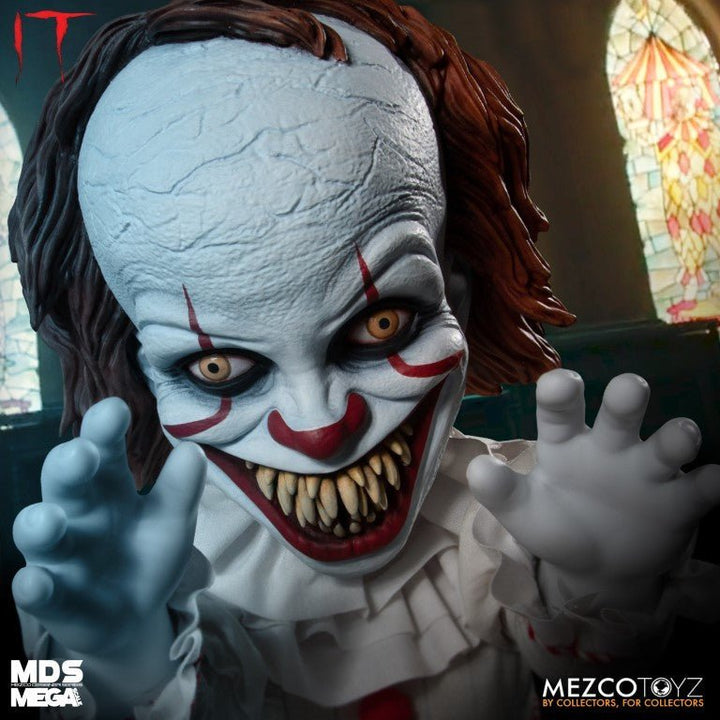 Mezco Toyz MDS Mega Scale IT: Talking Sinister Pennywise 15-Inch Doll - by Mezco Toyz | Buy at ToyShnip