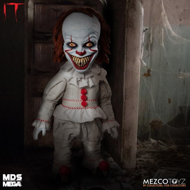 Mezco Toyz MDS Mega Scale IT: Talking Sinister Pennywise 15-Inch Doll - by Mezco Toyz | Buy at ToyShnip