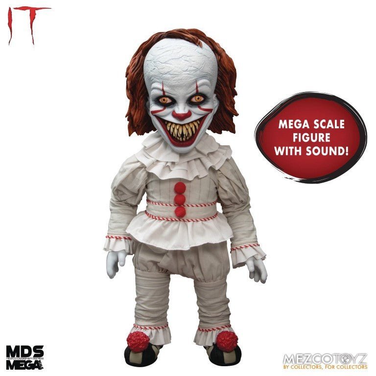Mezco Toyz MDS Mega Scale IT: Talking Sinister Pennywise 15-Inch Doll - by Mezco Toyz | Buy at ToyShnip