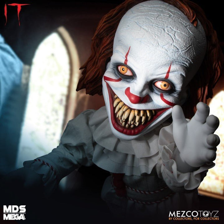 Mezco Toyz MDS Mega Scale IT: Talking Sinister Pennywise 15-Inch Doll - by Mezco Toyz | Buy at ToyShnip