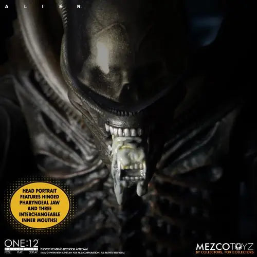 Mezco Toyz One-12 Collective Alien Deluxe Edition Action Figure - by Mezco Toyz | Buy at ToyShnip